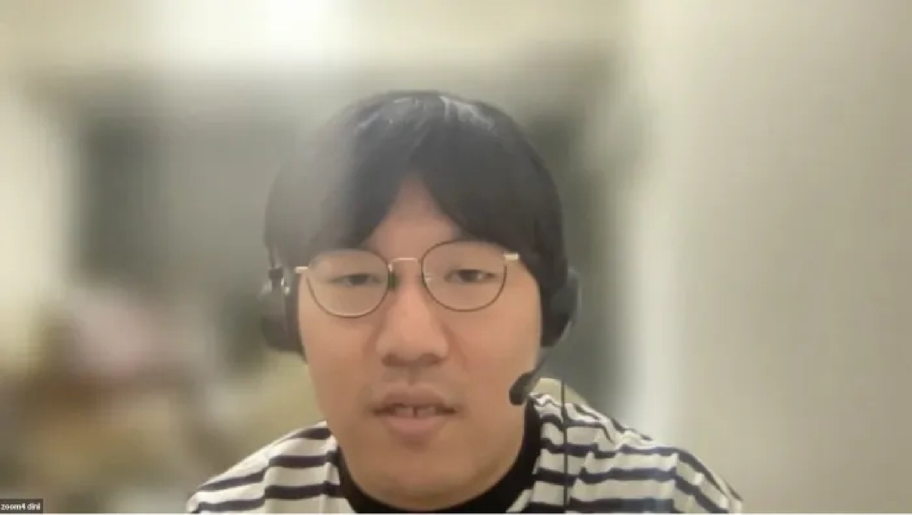 オンライン取材に答える宮本氏